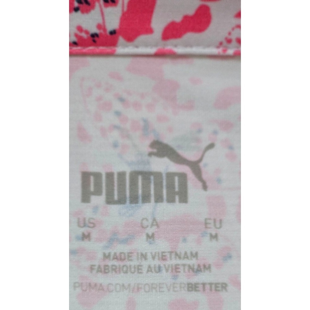 Puma YouV 1/4 Zip Pullover Golf Shirt Women's M Fushia/Teal/White NWOT - Picture 6 of 7